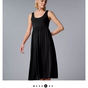 Women's Simply Vera Vera Wang Sleeveless Ruffled Fit & Flare Midi Dress, Medium